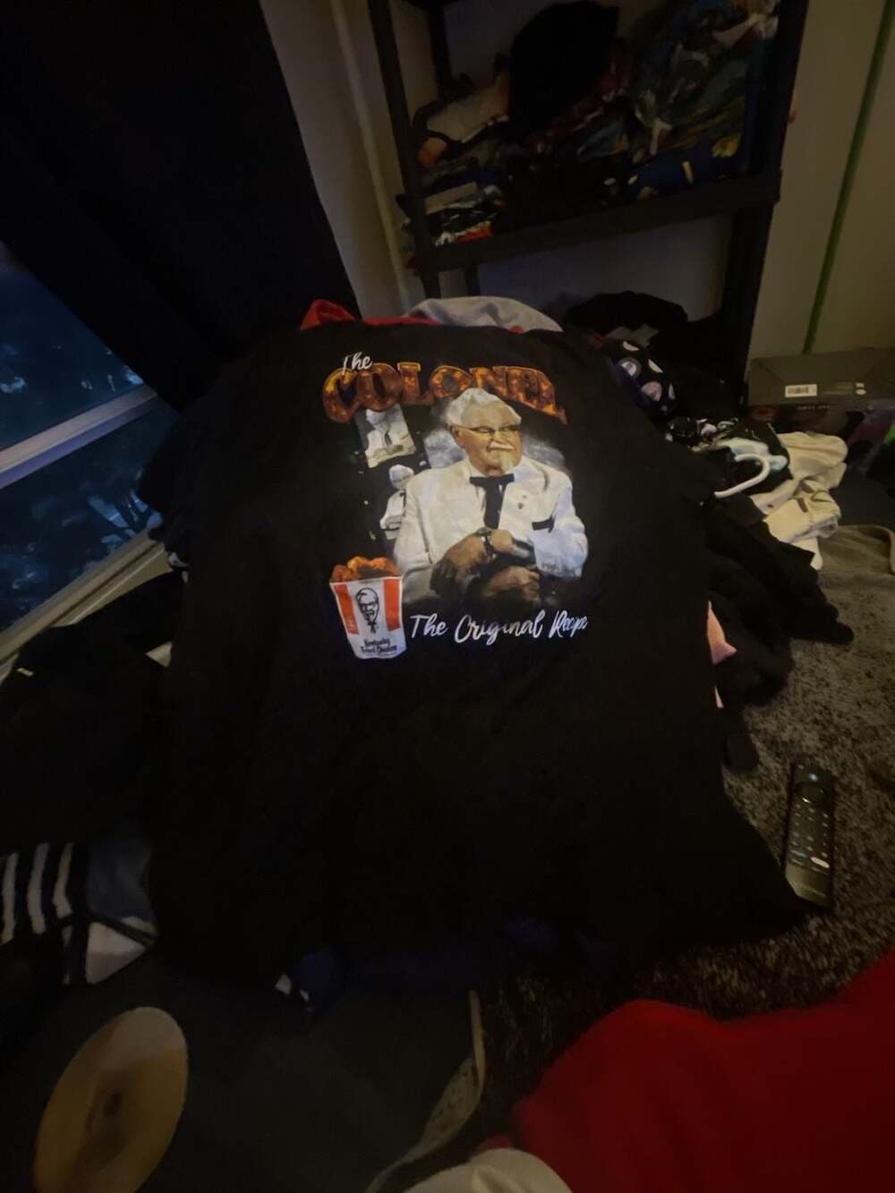 KFC The Colonel The Original Recipe Black T-Shirt Size 2XL